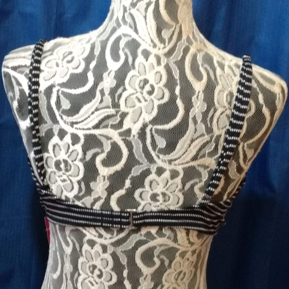 Xhilaration Black with White dots Bikini Top - Picture 5 of 5